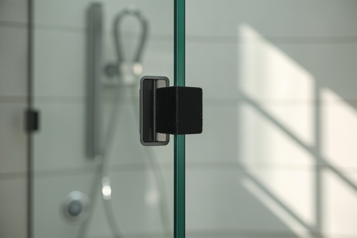 Boston Shower door custom glass installation
