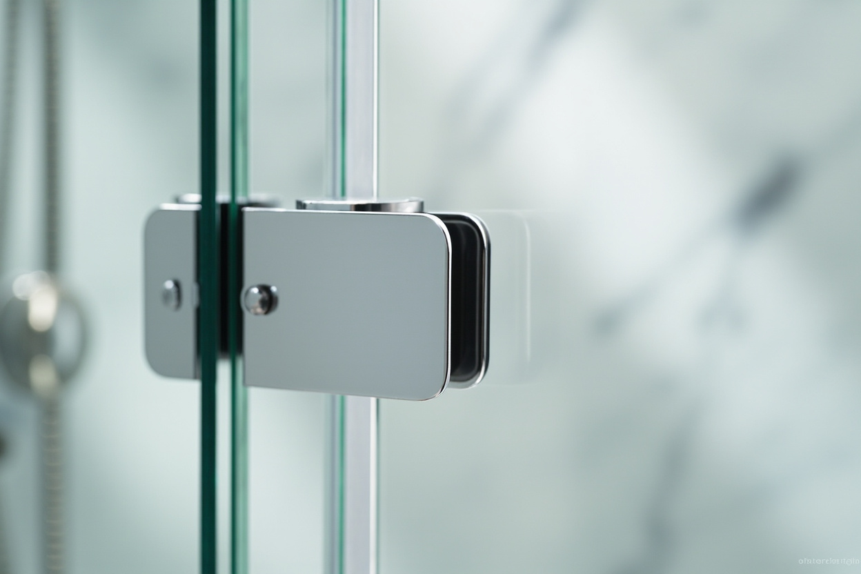 hinged shower doors installation in Boston
