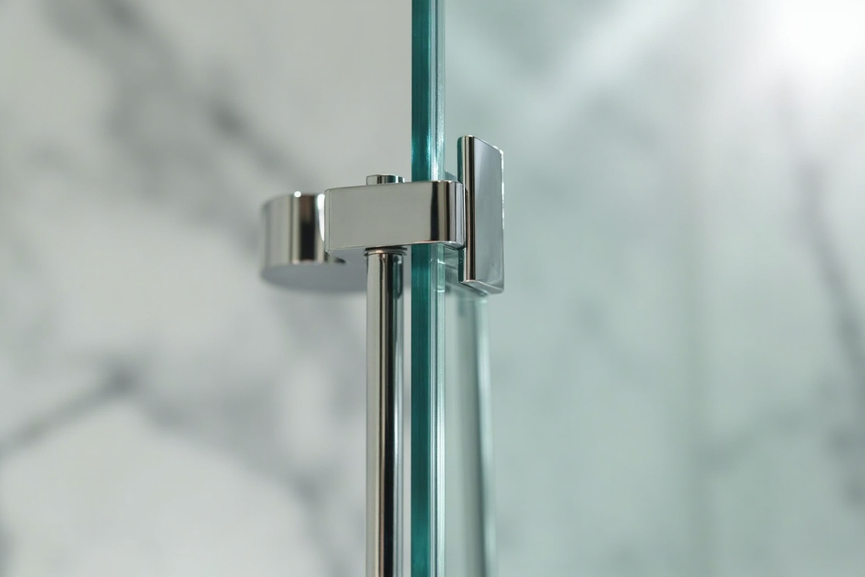 Boston Shower door custom glass installation
