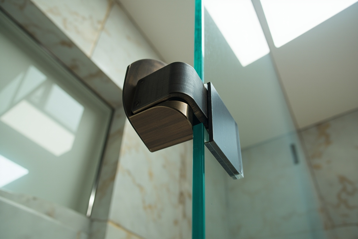 hinged shower doors installation in Boston