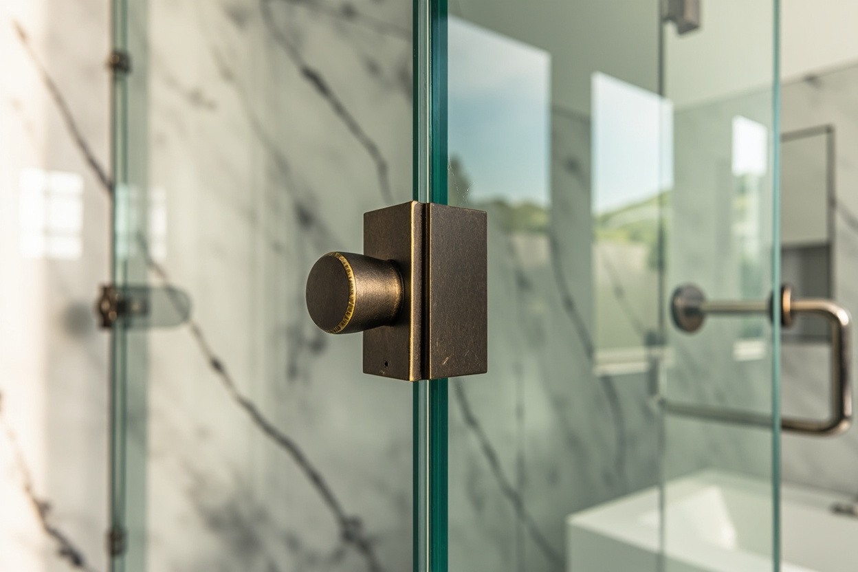 Boston custom shower door design installation